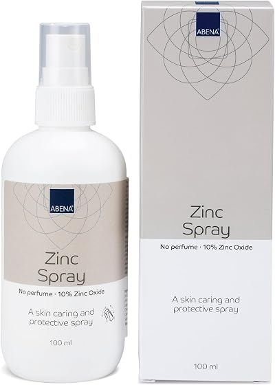 Abena Zinc Spray 100ml 10% Zinc Oxide Fragrance Free No Colour