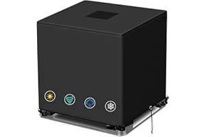 Aibiley IBC Tote Covers 275 Gallon,Universal Fits for 1040L Waterproof Outdoor Sunshade Rain Barrels IBC Tank Water Tote,Heavy Duty Anti-UV Tearproof 420D Polyester Cloth,4Pcs Windproof Buckle Straps