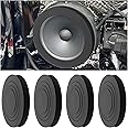 CXCCOI 4PCS 3in1 Car Speakers Foam with Self Adhesive,Multi-Size 6" 6.5" 6.75" Ring Speaker for Car Door Speakers Enhance Sound Clearer,Universal Speaker Foam Rings 360° Surround