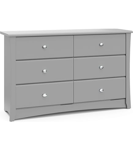 Amazon.com: Angel Line Lauren 6 Drawer Dresser, White : Home & Kitchen