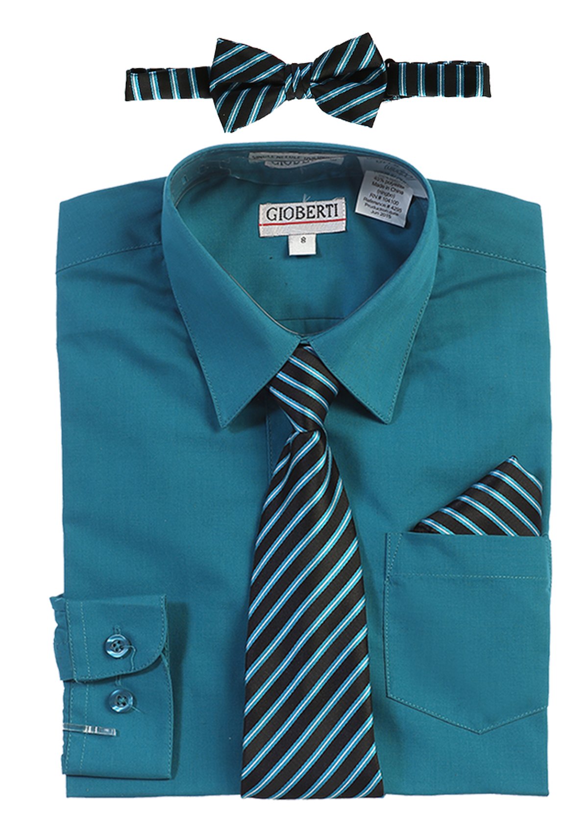 Gioberti Kids and Boys Long Sleeve Dress Shirt and