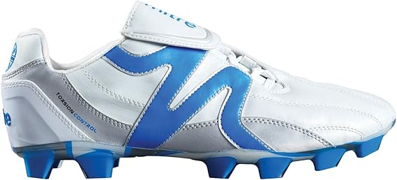 Amazon.com: mitre M2 Pro Astro Turf Football Boots White/Blue: Clothing