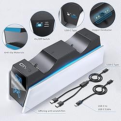 OIVO PS5 Controller Charger, 2H Fast Charger with 2