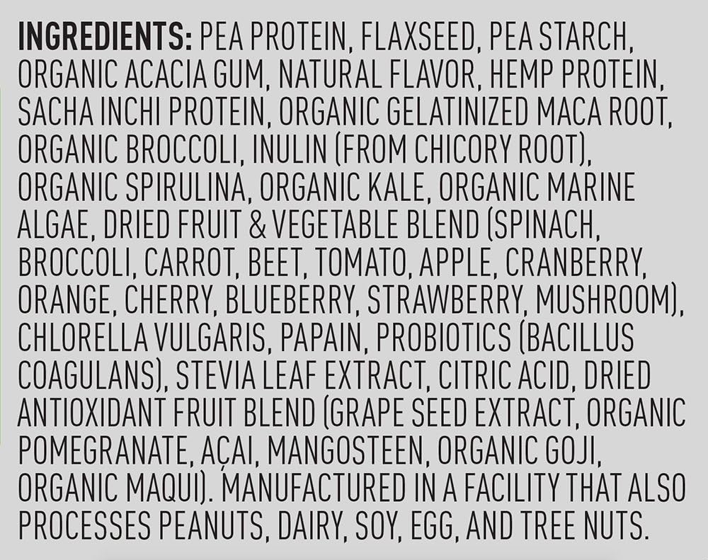 Vega One All in One Nutritional Shake French Vanilla - Plant Based Vegan Protein Powder, Non Dairy, Gluten Free, Non GMO, 29.2 Ounce (Pack of 1): Health & Personal Care