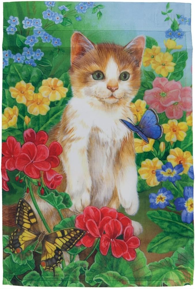 Best Cat Lady Garden Flags