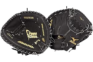 Mizuno Prospect PowerClose Youth Baseball Glove Series I V-Flex Notch I Parashock Palm Pad I Buttersoft Liner