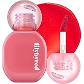 lilybyred Balming Dewy Tint | Korean Semi-Glow Lip Stain, Velvet to Soft Glow Texture, Sheer Buildable Color, Moisturizing & Lightweight, Natural Flush Look, Non-Sticky, 0.21 oz. (05 Squeeze Apple)