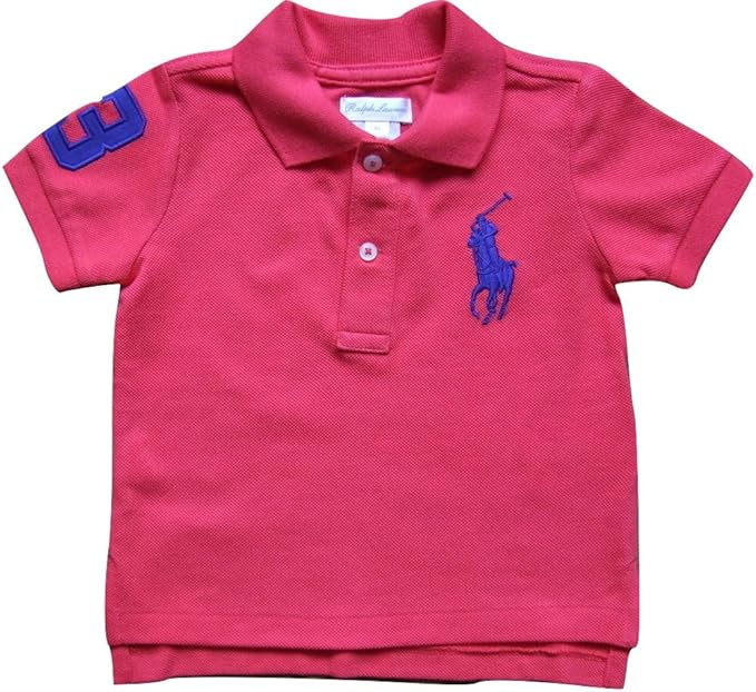 baby boy pink ralph lauren shirt
