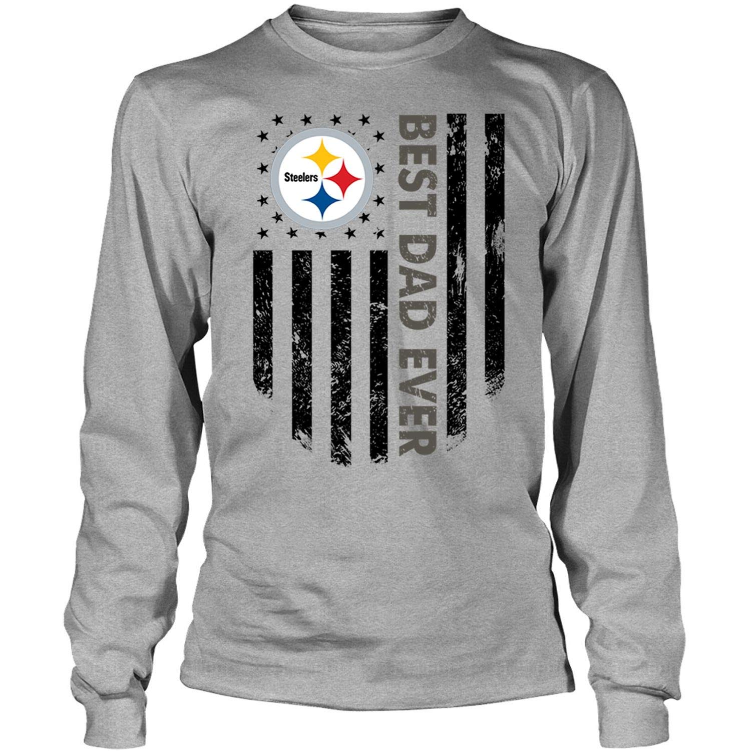 Pittsburgh Steelers T Shirt Best Dad Ever T Shirt Tees 7954 | Jznovelty