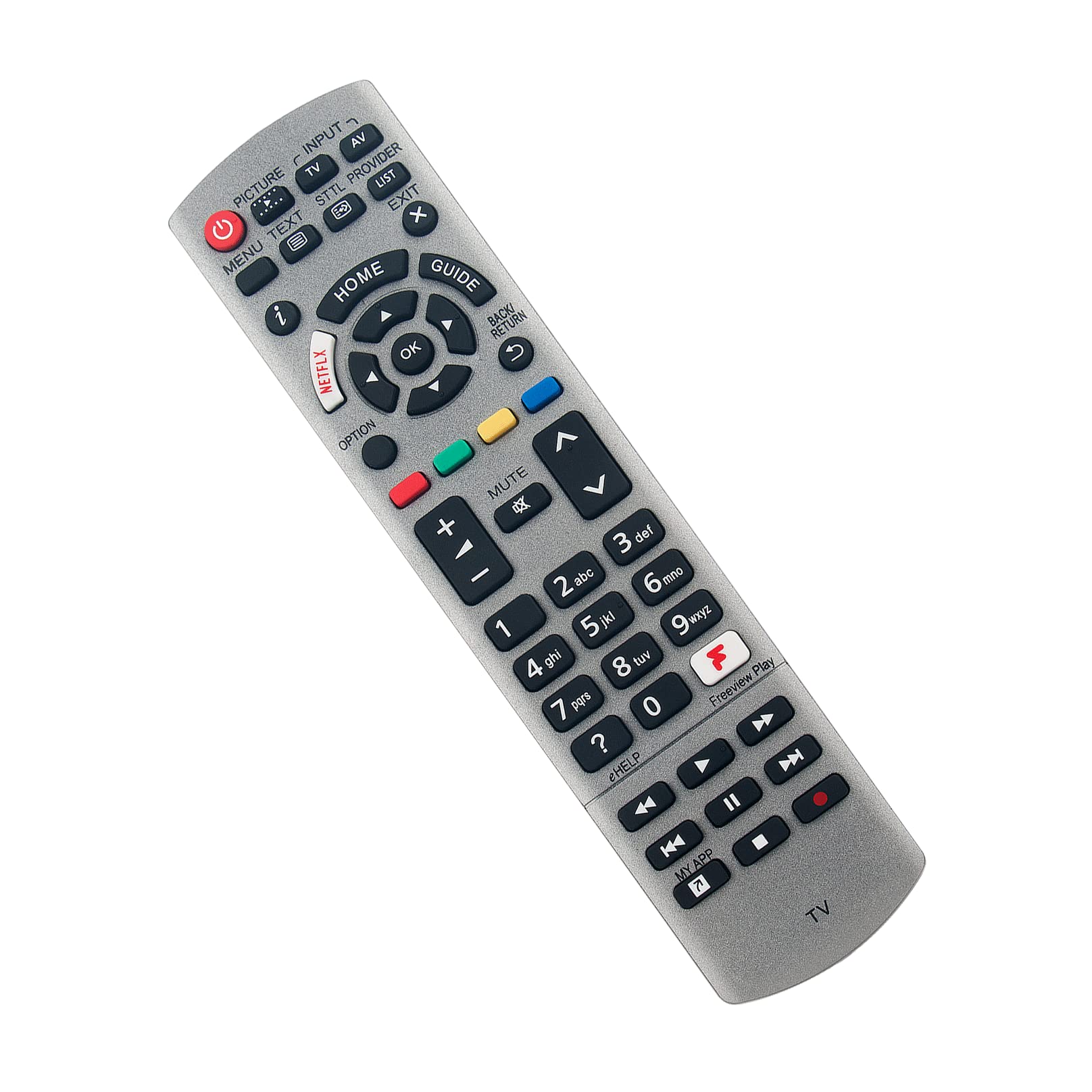 N2QAYB001254 Replacement Remote Control -VINABTY-Fit for Panasonic TV Remote control N2QAYB001212 N2QAYB001009 N2QAYB001012 TX-40HX800B TX-58GX800B TX-65GX800B TX-50HX800B