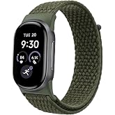 YKNIUFLY Band Compatible with Google Fitbit Edge, Nylon. | Soft nylon fabric, breathable, sweat‑wicking, skin‑friendly, secure fit, adjustable, ideal for sport and daily wear