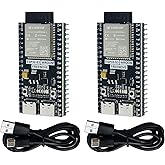 Freenove ESP32-S3 ESP32 S3 Board Lite (2 Pack), Dual-core 32-bit 240 MHz Microcontroller, Onboard Wireless, Python C Code, Ex