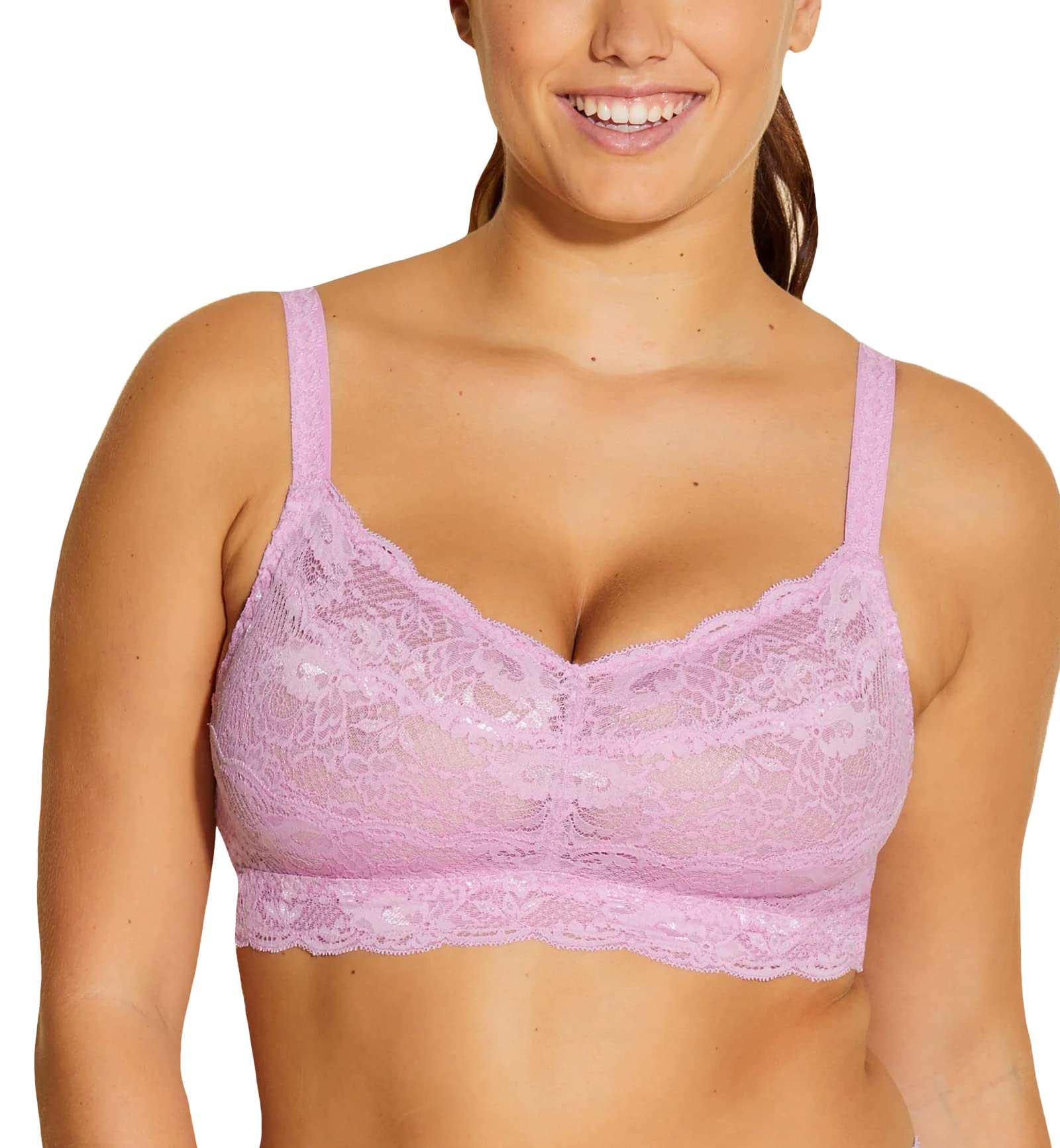 Cosabella Women’s Say Never Curvy Sweetie Bralette, Neela Flower, Small