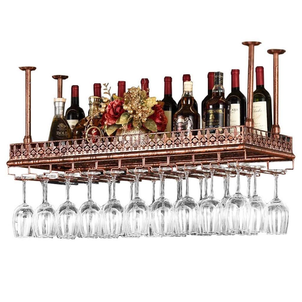 Wine Racks Adjustable Height Ceiling Mounted Hanging Wine Bottle Holder