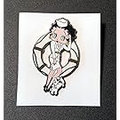 Betty Boop as a Sailor Girl (Navy Girl) with her little dog Pudgy - Willabee & Ward Collectible Personality Pin (2005) - Limited Edition / Out of Print