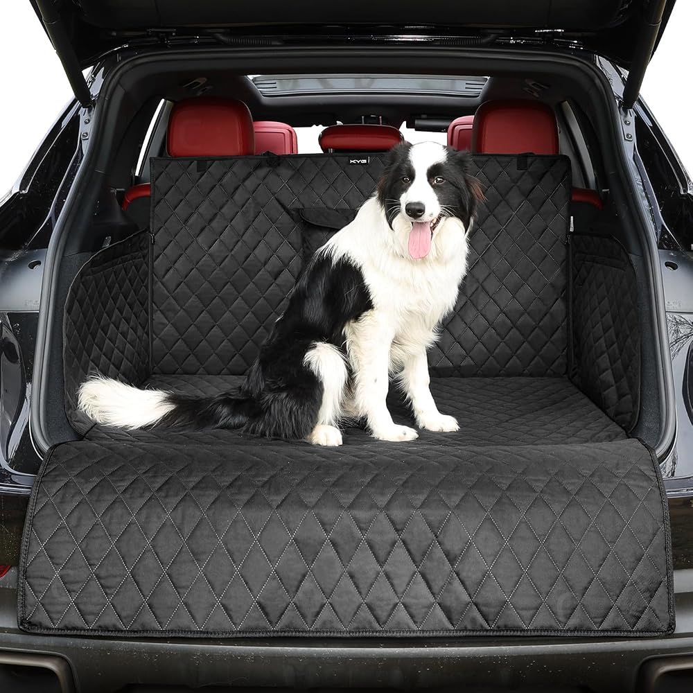 KYG Car Boot Protector for Dogs 4 Layers Waterproof Nonslip Bumper Protection
