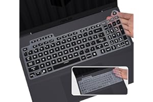 2PCS Keyboard Cover Skin for ASUS TUF Gaming F16 (2025) Gaming Laptop 16" FX608 Series FX608JHR FX608JPR FX608LP / A16 FA608U