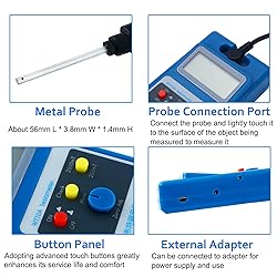 Homend LCD Gaussmeter Tesla Meter WT10A Surface