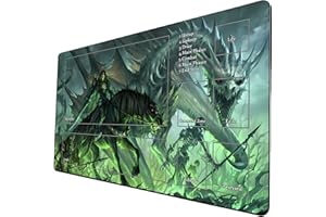 STORKY MTG Playmat, Game Play Mat for MTG TCG 24 x 14 inches Trading Card Inked Game Playmats with Storage Bag Smooth Rubber Surface Battle Game