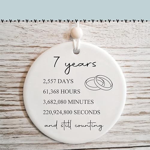 7th Copper or Wool Wedding Anniversary Gifts for Couple Wife