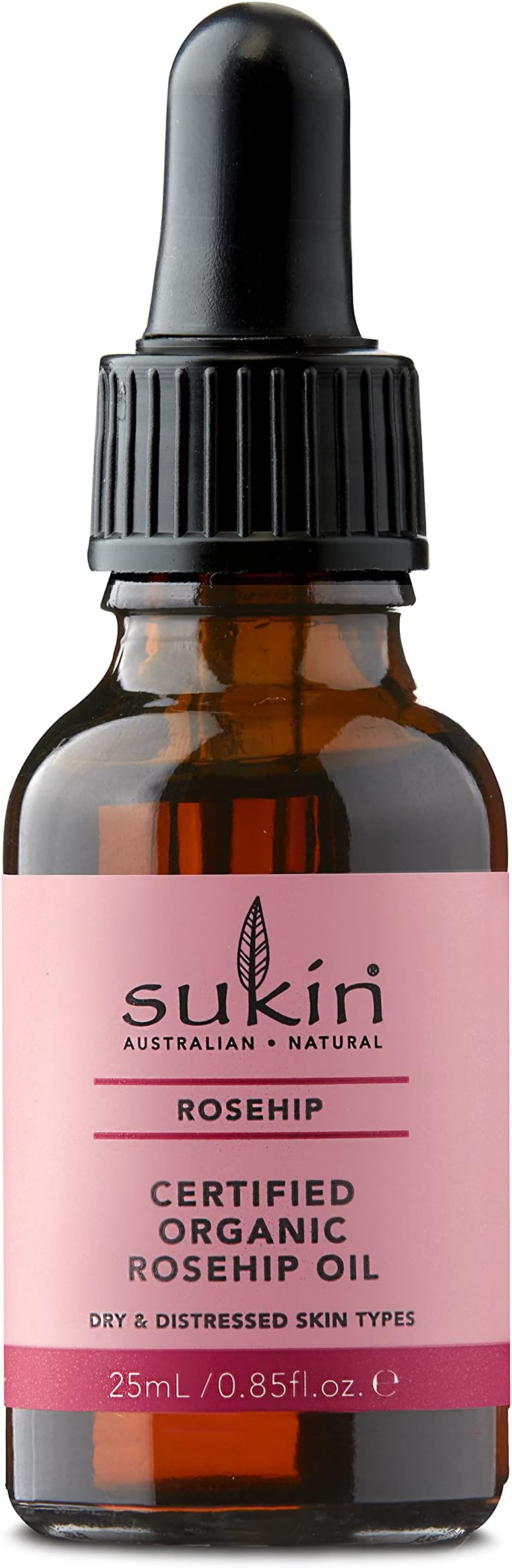 Sukin Organic Rosehip Oil 25ml for Scars Ageing Redness Cruelty Free Vegan