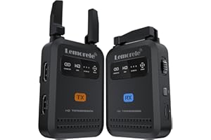 Lemorele Wireless HDMI Transmitter and Receiver - 656FT/200M, 1080P@60Hz Low Latency (50ms) Wireless Video Transmission, 1TX 
