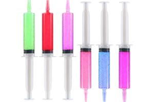 FOCUSLINE 50 Pack Jelly Shot Syringes, 2 OZ Capacity Plastic Shot Glasses, Durable Jelly Shot Syringes with Lid, Perfect for Halloween, Thanksgiving, Christmas