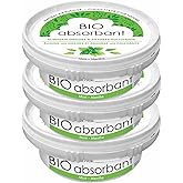 ATTITUDE Bio Absorbant Air Purifier with Activated Carbon Freshener, Made in Canada, Odor Remover, Plant and Mineral-Based, V