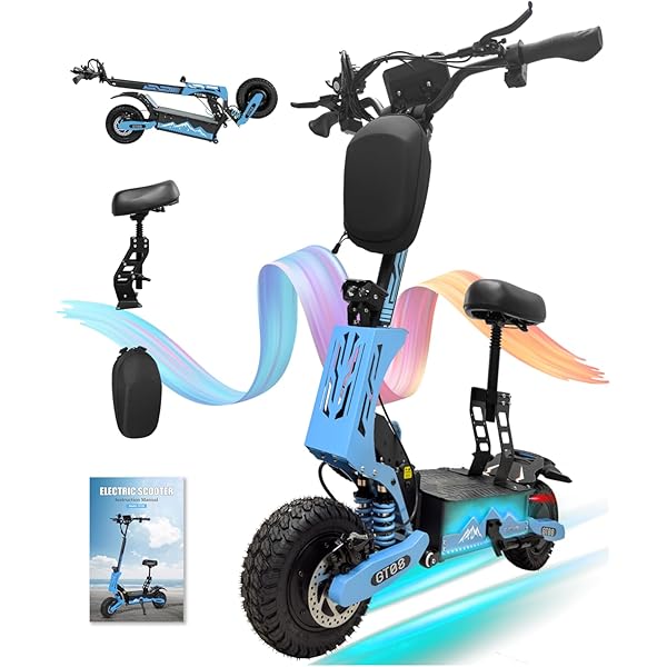 Tifgalop K8 Top Speed GT8 PRO Electric Scooter - 5600W Dual Motor