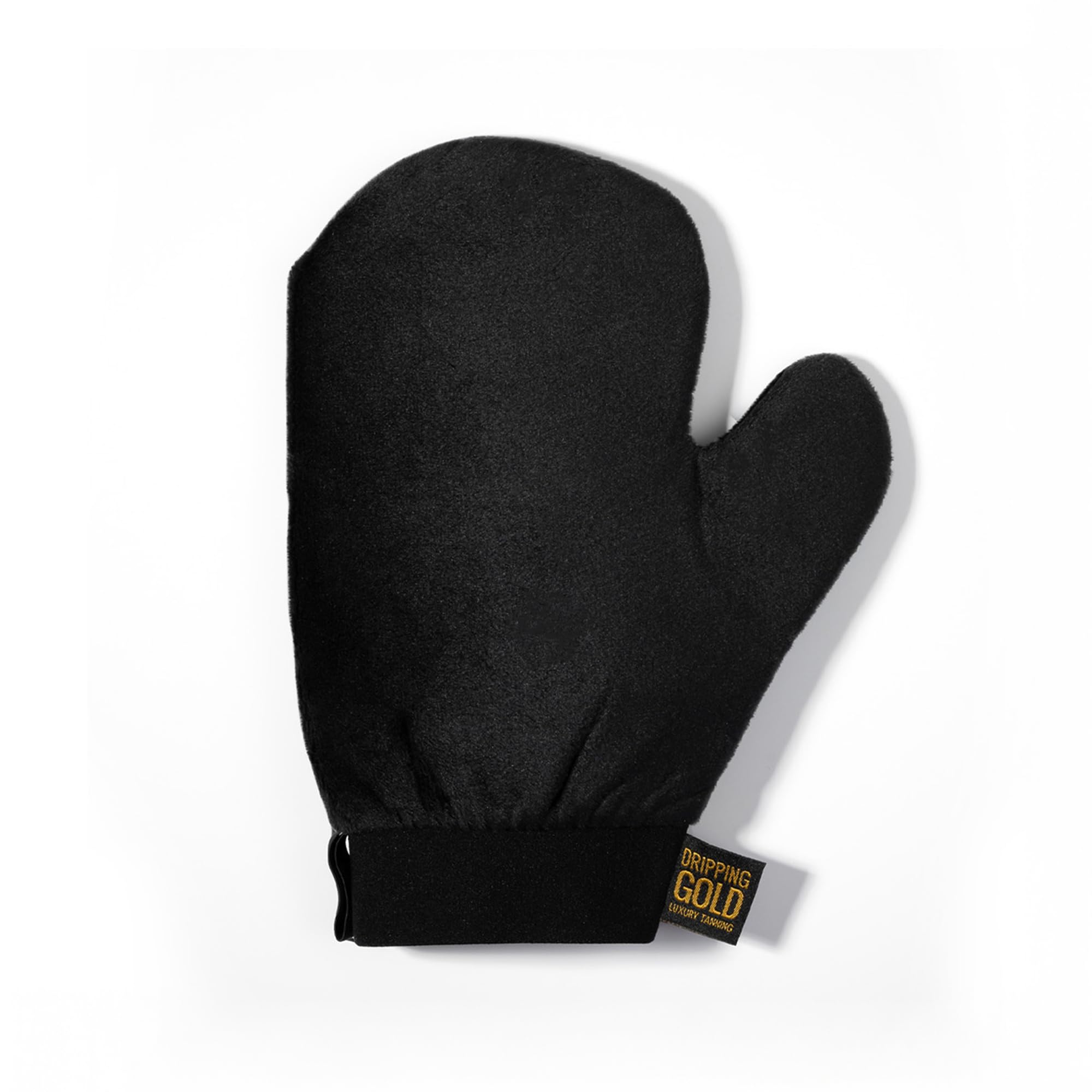 Dripping Gold Luxury Tanning Mitt - Double-Sided Velvet Self Tan Applicator, Waterproof Lining, Streak-Free Finish