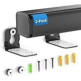 notiela 2 Pack Universal Soundbar Mount Shelf Sound Bar Mounts for Samsung, Sony, LG, Vizio, Bose, Onn and More Soundbar Wall Mount - Sound Bar Mount Under TV