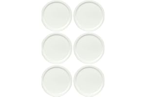 Corningware F-16-PC French White 16 Ounce Plastic Replacement Lid - 6 Pack