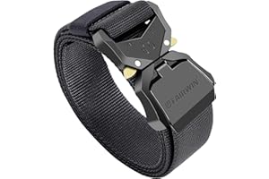 FAIRWIN Tactical Belt 1.5 Inch Belts for Mens Nylon Web Work Belt with Heavy Duty Buckle