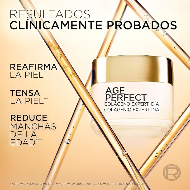 L'Oréal Paris Age Perfect Colágeno Expert Crema de Día Antimanchas, 50ml