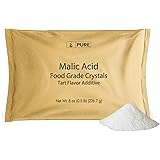 Pure Original Ingredients Malic Acid (8 oz) Food Grade Crystals, Tart Flavor
