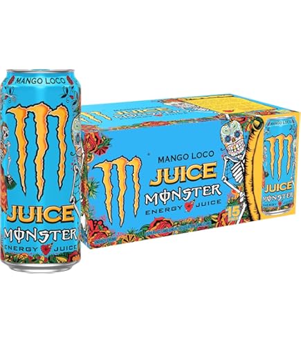 Amazon.com : Monster Energy Juice (4 Flavor Variety Pack, 4 Cans