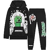Minecraft Boys Pants Set - Cozy Hoodie and Joggers for Kids - Fun Gifts for Boys