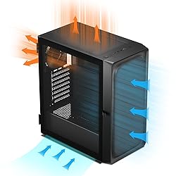 DARKROCK EC2 Black ATX Mid Tower PC Case, Type-C