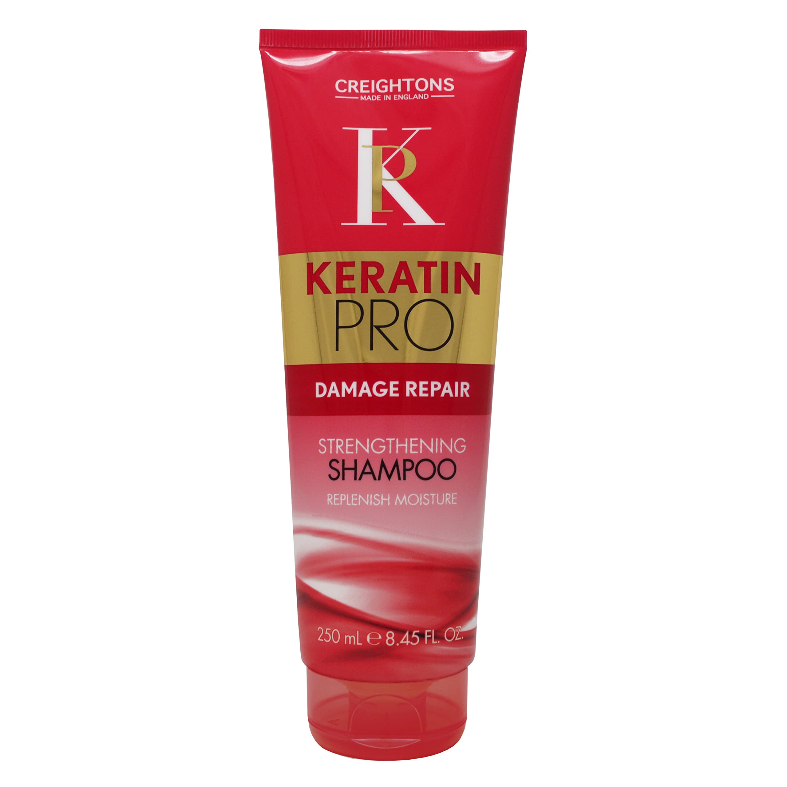 Creightons Pro Keratin Strength & Repair Shampoo (250ml) - Helps boost keratin levels for silky smooth, more manageable hair. For dry, damaged, natural or colour treated hair