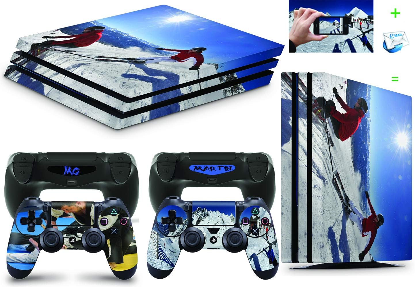 Gizmoz N Gadgetz Ps4 Pro Console Personalised Custom Skin Decal Vinal Sticker 2 Controller Skins Set Amazon Co Uk Pc Video Games Gizmoz N Gadgetz Ps4 Pro Console Personalised Custom Skin Decal Vinal Sticker 2 Controller Skins Set Amazon Co Uk Pc Video Games