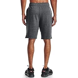 Under Armour Mens Rival Terry Shorts , Pitch Gray
