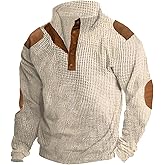 Zhyaj Western Sweatshirts for Men Aztec Retro Pullover Quarter Zip Sweatshirt Mens Stitching Color Fleece Sweatshirt