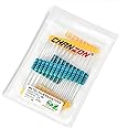 Chanzon 30pcs 2W 470 Ω ohm Metal Film Fixed Resistor 0.01 ±1% Tolerance 470R MF Through Hole Resistors Current Limiting Rohs Certificated