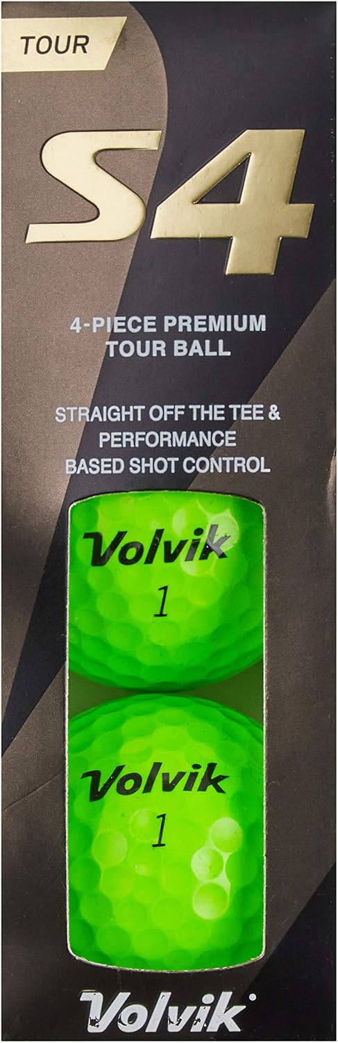 Amazon Volvik ボルビック ゴルフボール S4 New Volvik S4 Np Grn スリーブ グリーン Volvik ボルビック ゴルフボール