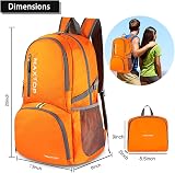 MAXTOP 40L Ultralight Packable Backpack Foldable Travel Daypack Men Women view 2