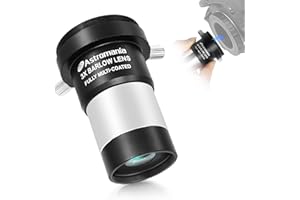 Astromania 1.25" 3X Short Focus Barlow Lens for Telescope Eyepiece