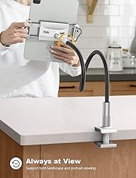 Lamicall Gooseneck Tablet Holder Mount : Flexible