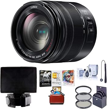 Amazon Com Panasonic Lumix G Vario 14 140mm Telephoto Zoom Lens With F3 5 5 6 Ii Asph Mirrorless Micro Four Thirds Power O I S H Fsa Upgraded Bundle With Filter Kit Lens Shade Mac Software Amazon Com Panasonic Lumix G Vario 14 140mm Telephoto Zoom Lens With F3 5 5 6 Ii Asph Mirrorless Micro Four Thirds Power O I S H Fsa Upgraded Bundle With Filter Kit Lens Shade Mac Software