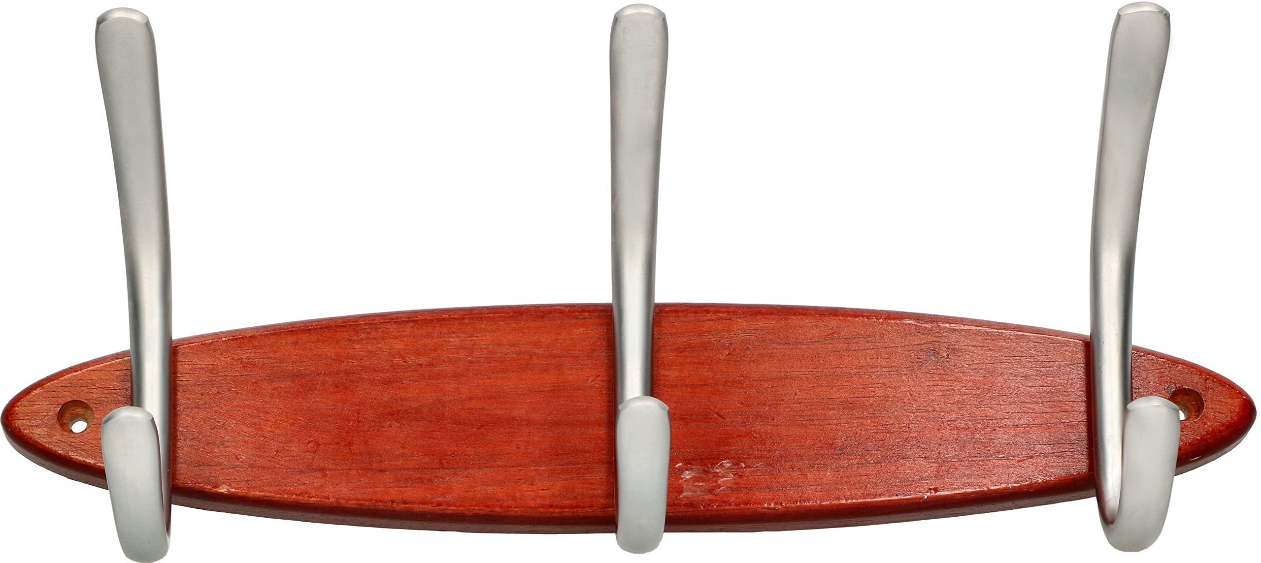 KOTARBAU® Wooden Wall Mounted Coat Hook Satin (3 Hooks)