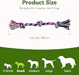 SHARLOVY Dog Chew Toys for Aggressive Chewers 6 Pack Large Dogs view 7